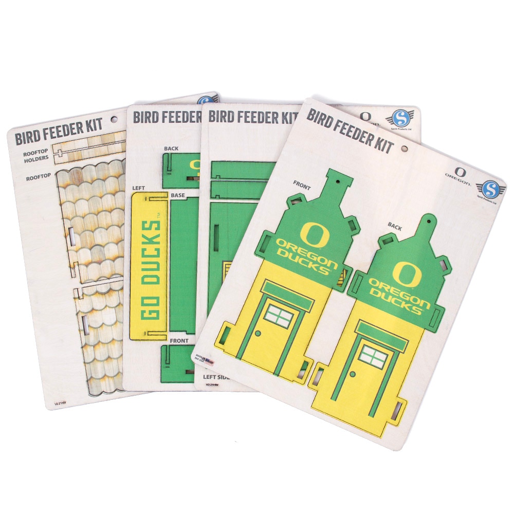Go Ducks, Spirit Product, Green, Tailgating, Home & Auto, Printed, UV colored ink, Bird Feeder, 953104